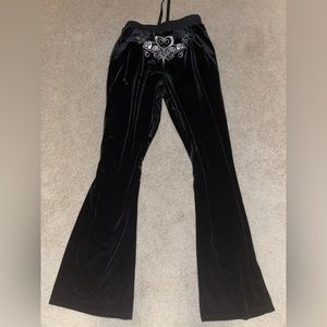 Dolls Kill Flare Pants Velvet
